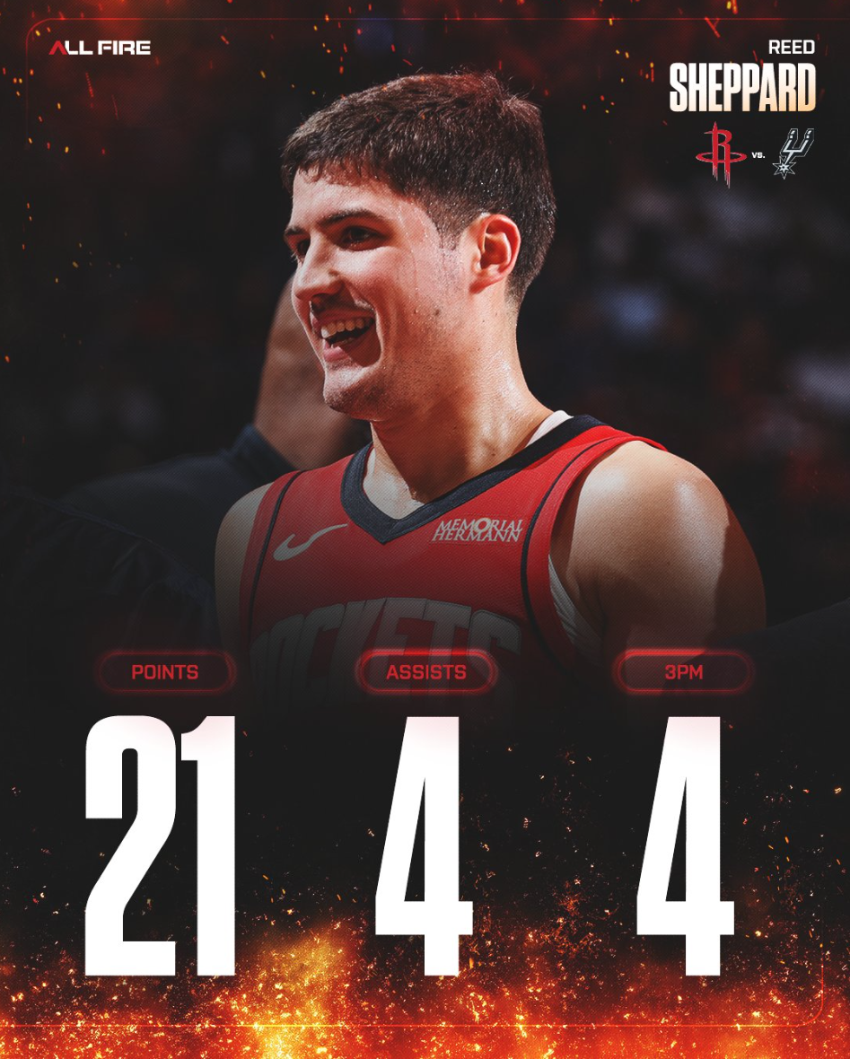 星空体育-火记纷纷增加谢泼德戏份!需提升持球突破 防守软肋可用体系隐藏