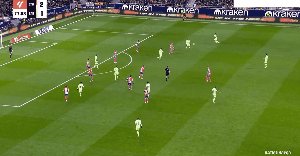 【西甲】马竞2比4巴萨 费兰双响巴萨上演大逆转